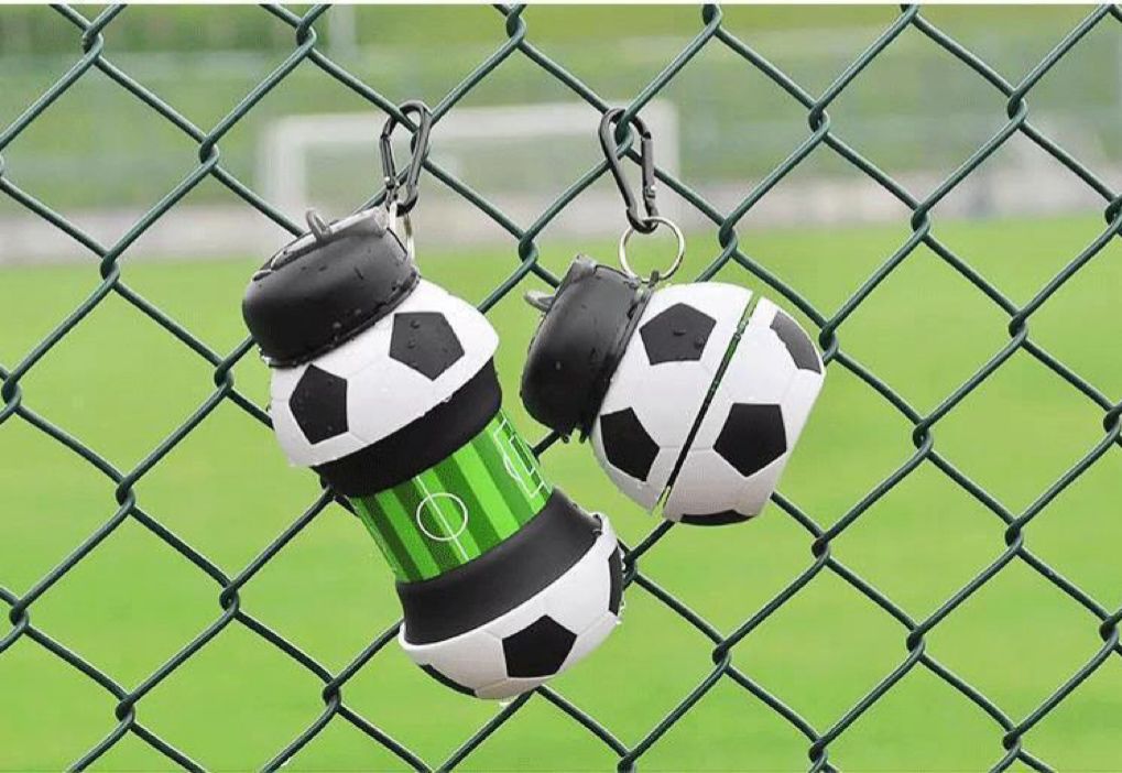 Botella Plegable Multifuncional Fútbol