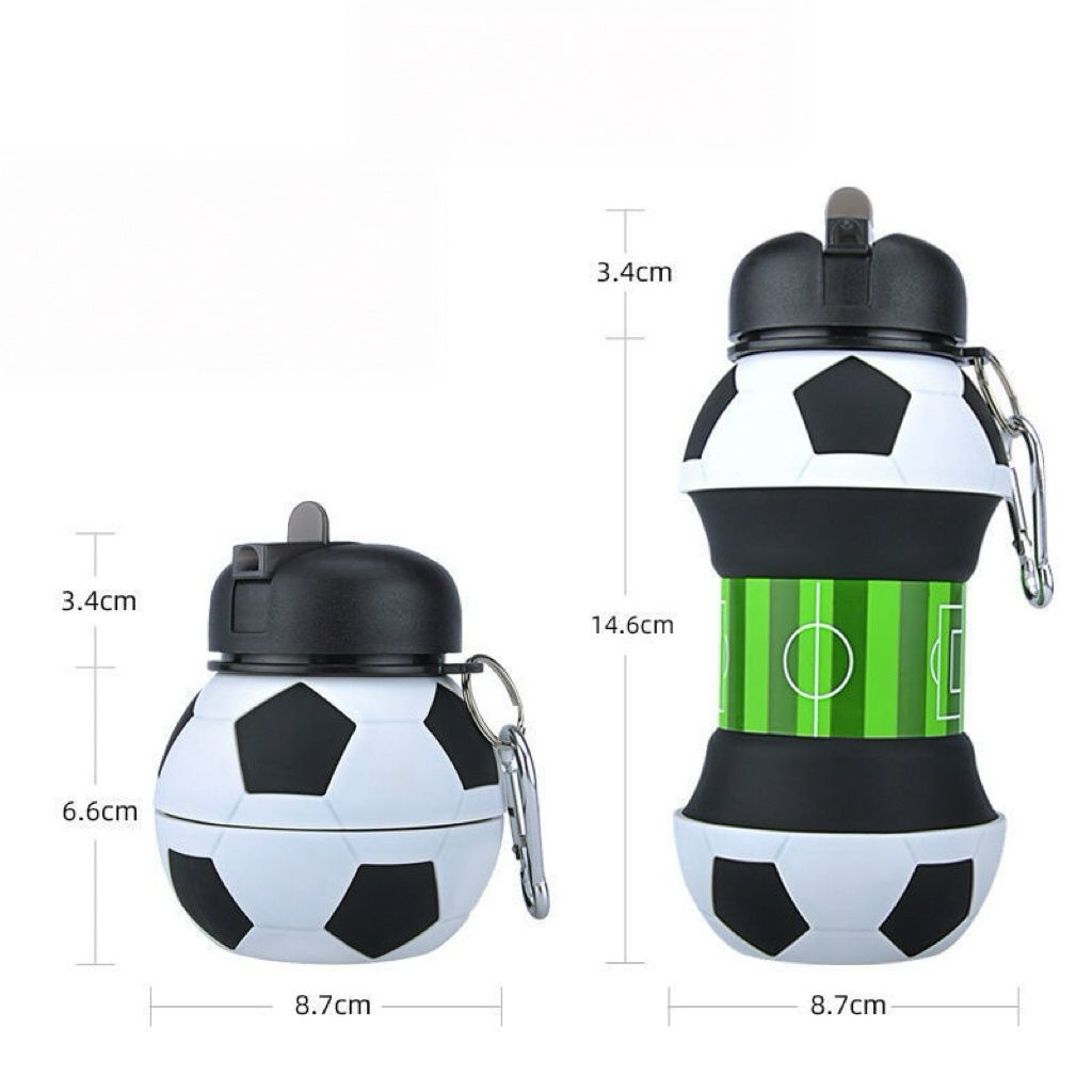 Botella Plegable Multifuncional Fútbol